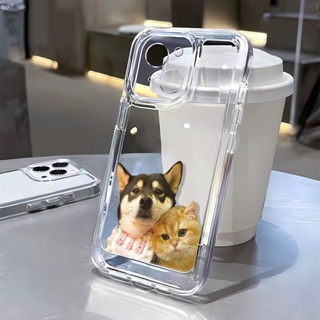 เคสโทรศัพท์มือถือ แบบนิ่ม ลายสุนัข และแมว สําหรับ Apple Iphone 14 Promax 13127 4ZGN 11