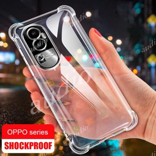 เคสโทรศัพท์ซิลิโคน TPU นิ่ม แบบใส กันกระแทกสี่มุม สําหรับ Oppo Reno 10 Pro Plus 10Pro 10Pro+ 5G Reno10 Pro + Pro+