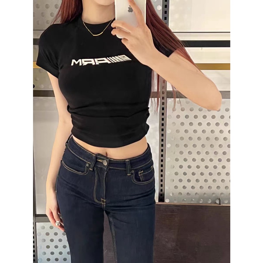alice-เสื้อยืดผู้หญิง-สะดวกสบาย-และทันสมัย-korean-style-unique-สวยงาม-stylish-a29j20v-36z230909