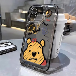 เคสโทรศัพท์มือถือ แบบนิ่ม ลายการ์ตูนหมีพูห์ สําหรับ Apple Iphone 13 14Promax 11 12 7 8p