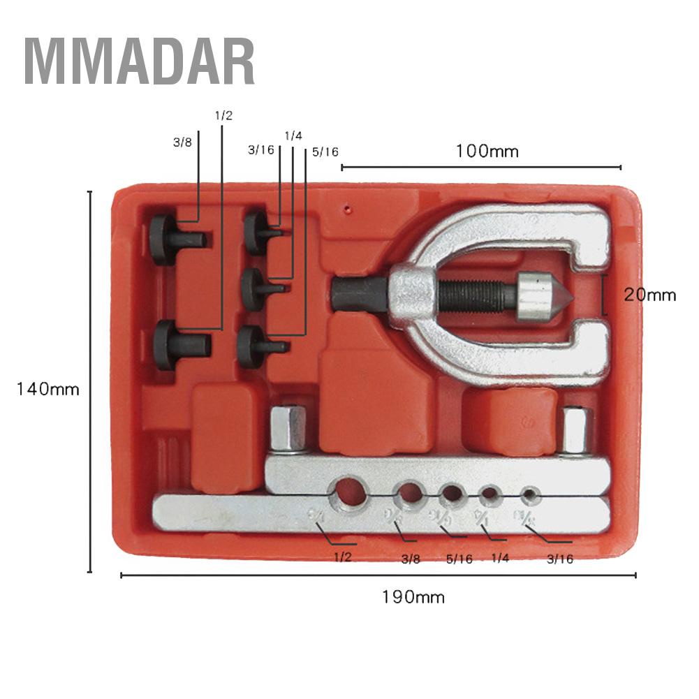 mmadar-ชุดเครื่องมือขยายท่อบานท่อแบบแมนนวลสำหรับการบำรุงรักษาเครื่องจักร