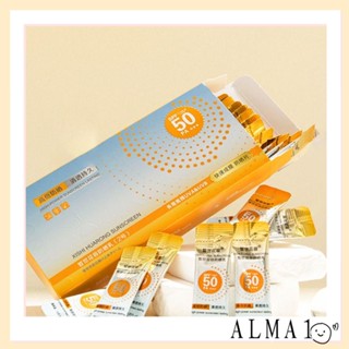 Alma Xishi Huarong ครีมกันแดด Spf 50+ ให้ความชุ่มชื้น ป้องกันแดด 50 ชิ้น