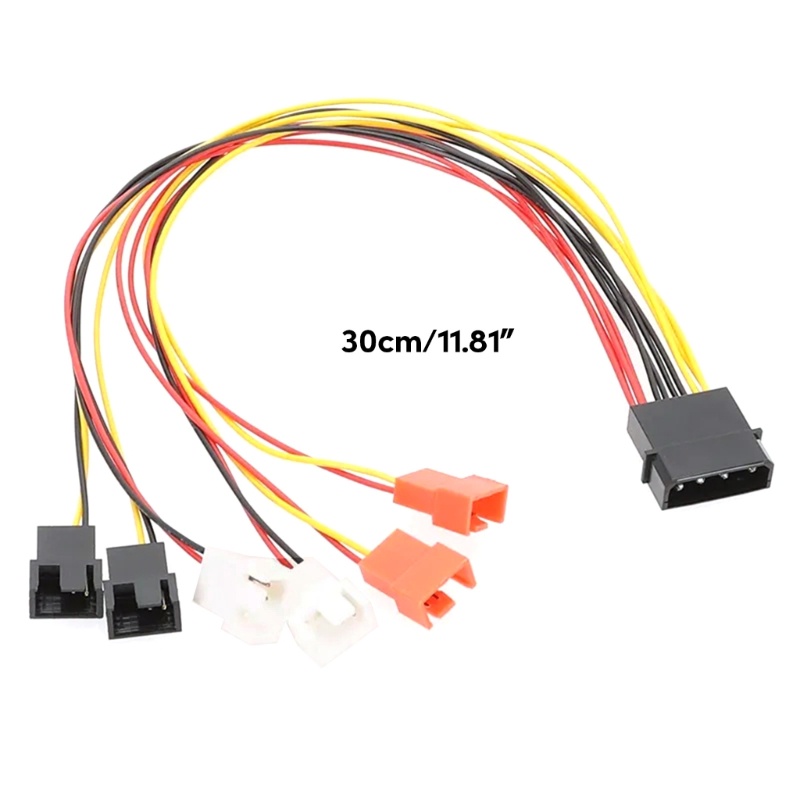 cre-อะแดปเตอร์สายเคเบิ้ลพัดลม-4pin-molex-เป็น-3pin-12v-pc-3pin-4pin-สําหรับคอมพิวเตอร์