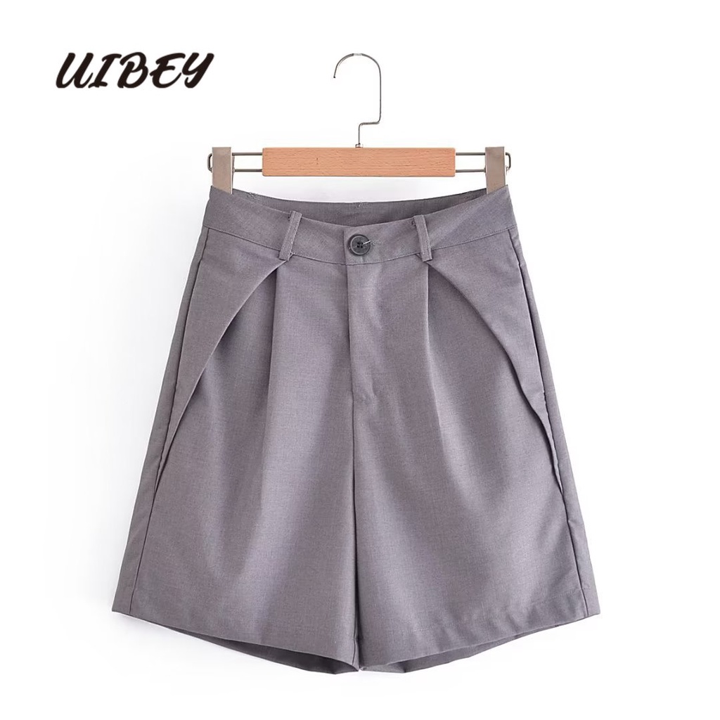 uibey-กางเกงขากว้าง-เอวสูง-แฟชั่น-230301