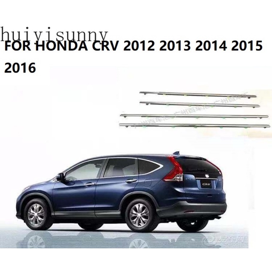 hys-แถบพลาสติกซีลหน้าต่างรถยนต์-สําหรับ-honda-crv-2012-2013-2014-2015-2016-4-ชิ้น