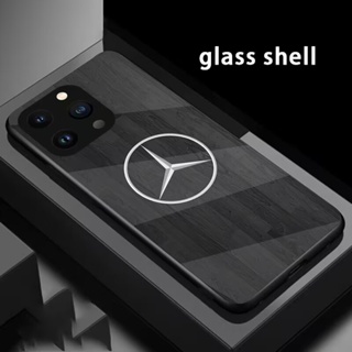 【พร้อมส่ง】เคสโทรศัพท์มือถือแบบแข็ง ลาย Mercedes Benz สําหรับ iPhone 14 Pro 11 12 15 13 Pro Max X XS XR Mini Plus