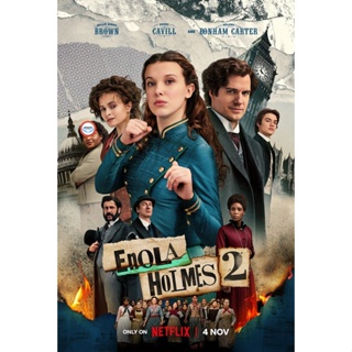 ใหม่! บลูเรย์หนัง Enola Holmes เอโนลา โฮล์มส์ (2020-2022) Bluray หนัง มาสเตอร์ เสียงไทย (เสียง ไทย/อังกฤษ ซับ ไทย/อังกฤษ