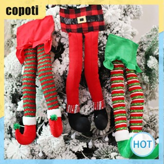 Copoti เอลฟ์ขาเอลฟ์น่ารัก ผ้าถัก สําหรับตกแต่งบ้าน ต้นคริสต์มาส