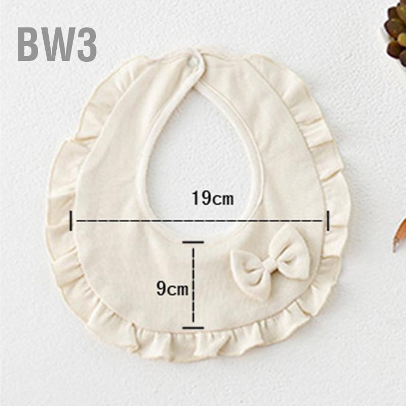 bw3-ผ้ากันเปื้อนเด็กอ่อนโยนผ้าฝ้ายสองชั้นทารกแรกเกิด-bibs-สำหรับเด็กหญิงเด็กชาย-unisex-สำหรับการงอกของฟันน้ำลายไหล