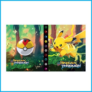 อัลบั้มใส่การ์ด Pokeman 4 ช่อง 240 ใบ พร้อมแขน 30 ช่อง hjuth