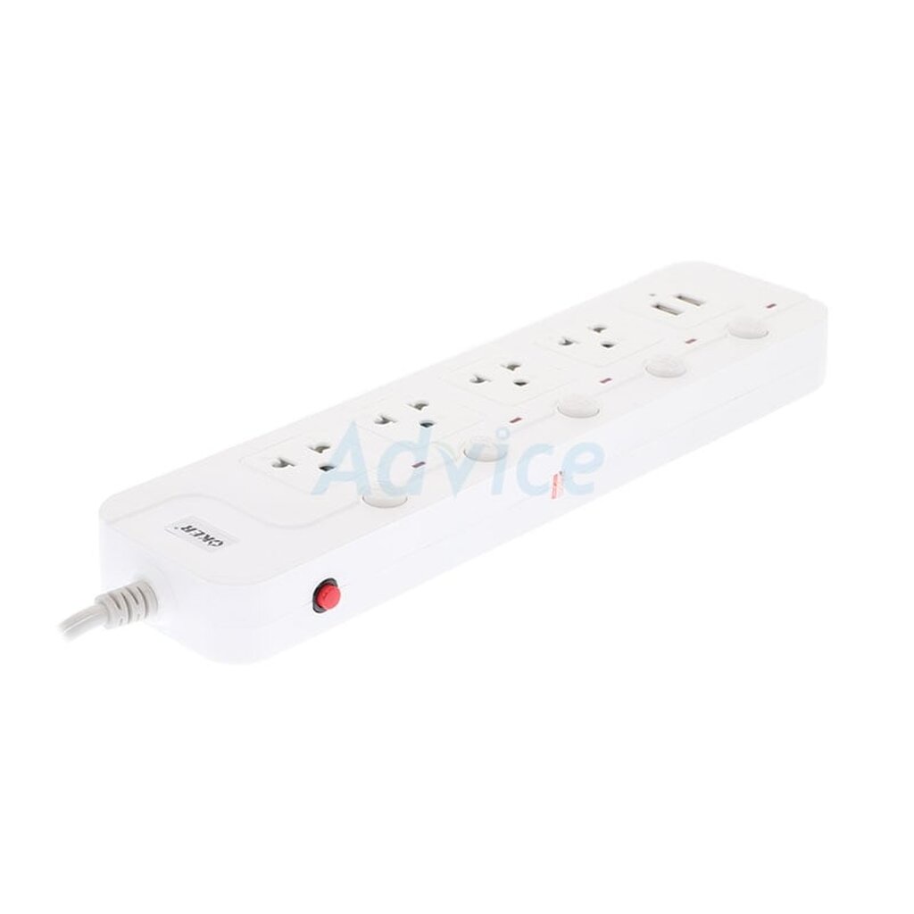 power-bar-oker-pc-3879-usb-5m-white