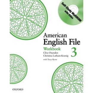 Bundanjai (หนังสือเรียนภาษาอังกฤษ Oxford) American English File 3 : Workbook +Multi-ROM (P)