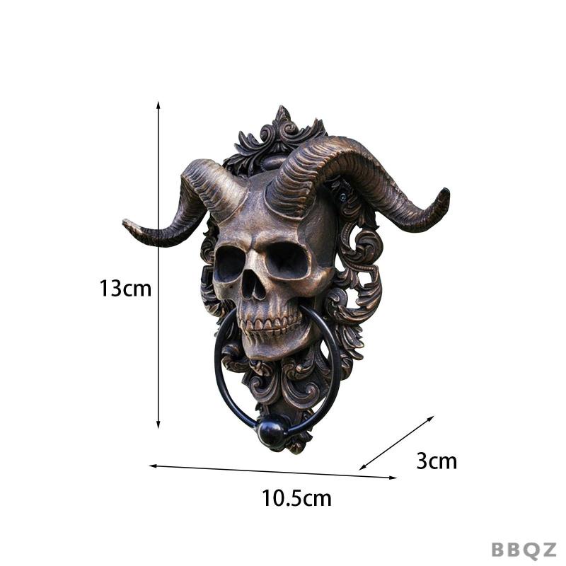 bbqz01-รูปปั้นหัวกะโหลกแกะ-เรซิ่น-สไตล์พังก์-พังก์