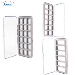 【Anna】Fishing Hook Box Sturdy and Stylish ABS Lure Storage Container (6/12/18 Grids)