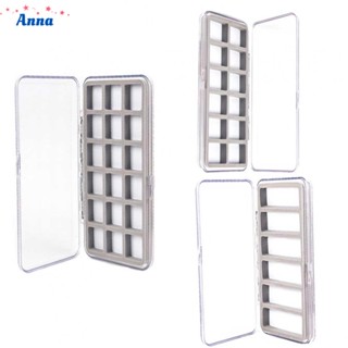 【Anna】Fishing Hook Box Sturdy and Stylish ABS Lure Storage Container (6/12/18 Grids)