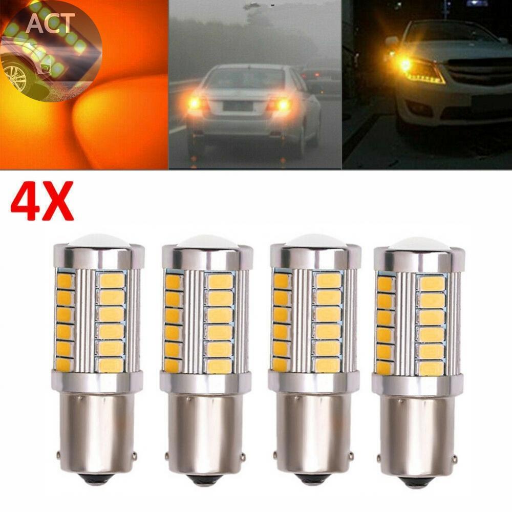ไฟเลี้ยว-led-3000k-33led-581-ba15s-py21w-ความสว่างสูง-4-ชิ้น