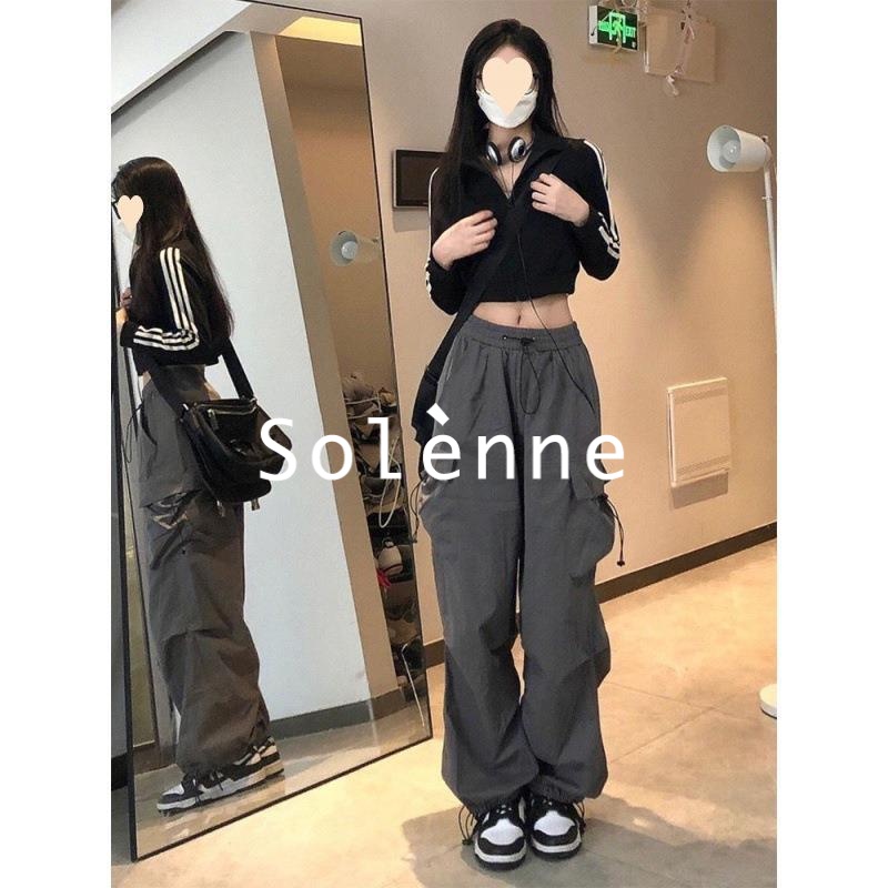 solenne-กางเกงขายาว-คาร์โก้-กางเกง-ย้อนยุค-2023-new-korean-style-ทันสมัย-comfortable-trendy-a93l0h7-36z230909