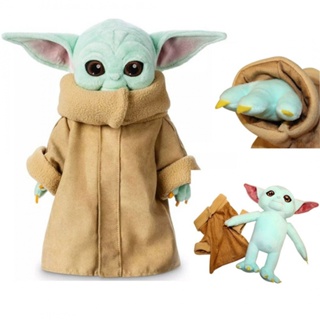 ตุ๊กตายัดนุ่น Yoda คุณภาพสูง 25 เซนติเมตร ของเล่นสําหรับเด็ก