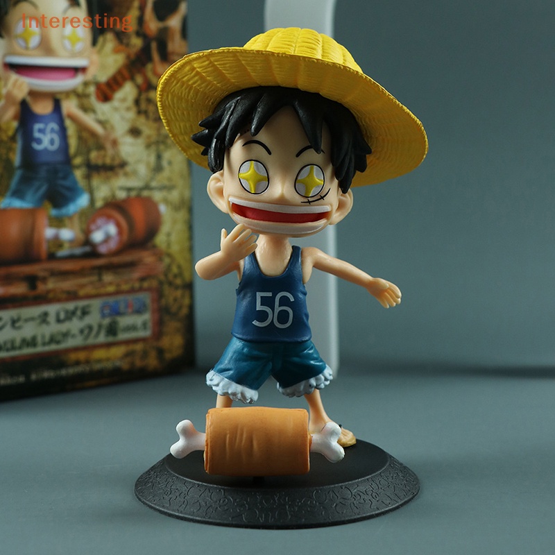 interesting-โมเดลฟิกเกอร์-อนิเมะ-one-piece-luffy-ros-luffy-monkey-d-luffy-ขนาด-13-ซม-ของเล่นสําหรับเด็ก