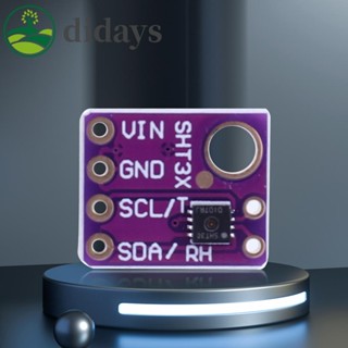 Sht30 โมดูลเซนเซอร์อุณหภูมิและความชื้นดิจิทัล 2.4-5.5V GY-SHT30-D [Didays.th]