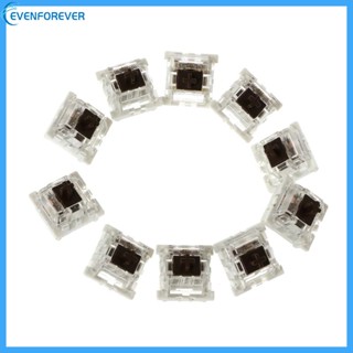 Ev สวิตช์สีน้ําตาล 10 ชิ้น สําหรับ Cherry MX Clone Gateron MX Switches Tester for Mechanical Keyboard Customize DIY