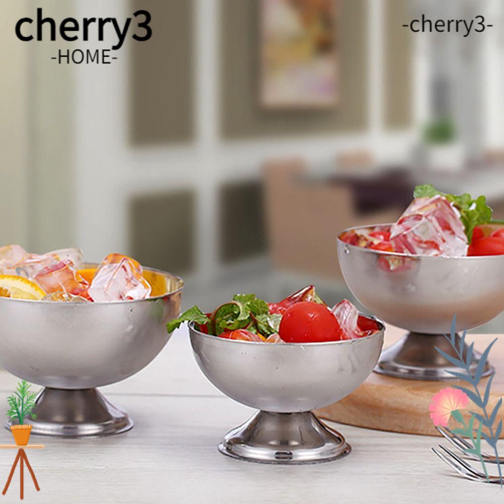 cherry3-ชามสเตนเลส-ทนทาน-สําหรับใส่ซอส-ไอศกรีม-ของหวาน