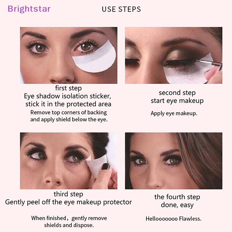 brightstar-ใหม่-สติกเกอร์อายแชโดว์-ลายฉลุ-10-20-30-50-ชิ้น