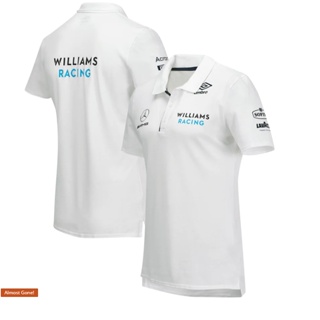 ใหม่ล่าสุด เสื้อโปโลแขนสั้น ลายทีมแข่งรถ F1 Williams Racing 2022 แฟชั่นฤดูร้อน สําหรับผู้ชาย และผู้หญิง 2022