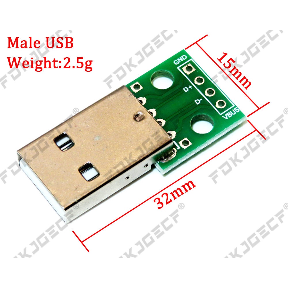 บอร์ดอะแดปเตอร์แปลง Micro Mini USB A ตัวผู้ USB 2.0 3.0 A ตัวเมีย USB B ...