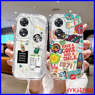 เคส Oppo Reno 8T 5G เคสโทรศัพท์มือถือ tpu นิ่ม แบบใส ลายครีม สําหรับ NYW