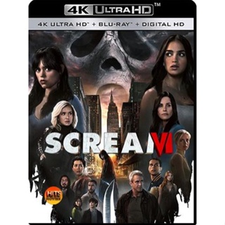 4K UHD 4K - Scream VI (2023) หวีดสุดขีด 6 - แผ่นหนัง 4K UHD (เสียง Eng /ไทย | ซับ Eng/ไทย) หนัง 2160p