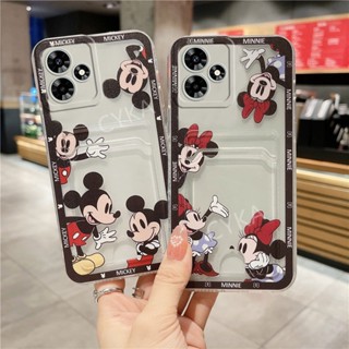 เคสโทรศัพท์มือถือ ซิลิโคนนิ่ม TPU ลายการ์ตูนหนู พร้อมกระเป๋าใส่บัตร แฟชั่น สําหรับ TECNO SPARK 10C 10Pro 10 4G 5G SPARK 10 5G TECNO SPARK 10 Pro