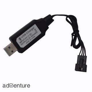 Adven สายชาร์จ Usb 7.4v ปลั๊ก Sm-4p สําหรับเรือบังคับ Udi001