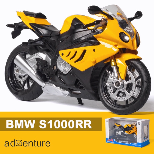 adven-โมเดลรถจักรยานยนต์จําลอง-1-12-s1000rr-ของเล่นสําหรับเด็กผู้ชาย