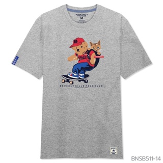 HOTBeverly Hills Polo Club เสื้อยืดคอกลมแขนสั้น Buddy Bear รุ่น BNSB511