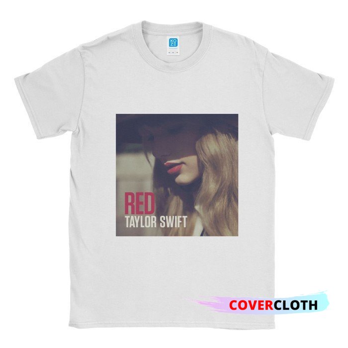 ใหม่-เสื้อยืด-ลาย-taylor-swift-สีแดง