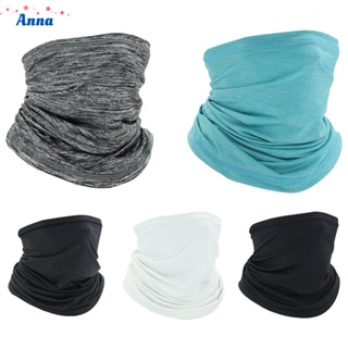 【Anna】Ice Silk Neck Gaiter Tube Scarf Headband for Cycling Motorcycle Balaclava Face Cover