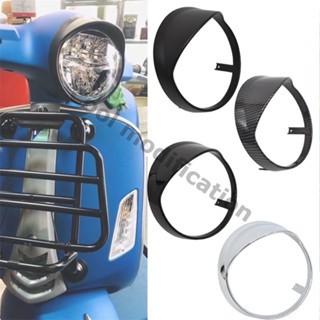 Biajo VESPA ฝาครอบไฟหน้า คิ้ว อุปกรณ์เสริม ดัดแปลง สไตล์ใหม่ 19-22 GTS300