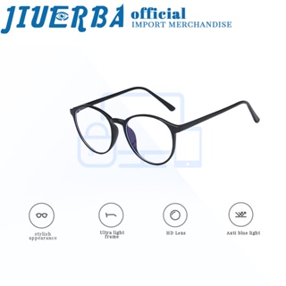JIUERBA คลาสสิกสไตล์ย้อนยุค TR90 ป้องกันแสงสีฟ้าสายตาสั้นแว่นตาแฟชั่นรอบการเปลี่ยนโฟโตโครมิก PRO ป้องกันรังสีเลนส์เปลี่ยนเลนส์คอมพิวเตอร์แว่นตาสําหรับผู้ชายและผู้หญิง