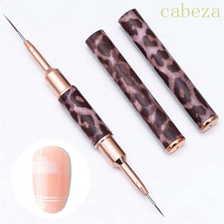 Cabeza แปรงปากกาเพ้นท์เล็บ แบบบางพิเศษ สําหรับตกแต่งเล็บ DIY