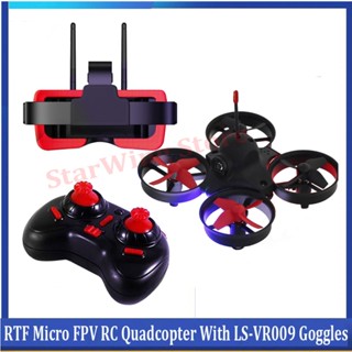 Rtf โดรนบังคับ เฮลิคอปเตอร์บังคับ Micro FPV พร้อมกล้อง 5.8G S2 1000TVL 40CH 3 นิ้ว VR009 FPV VR