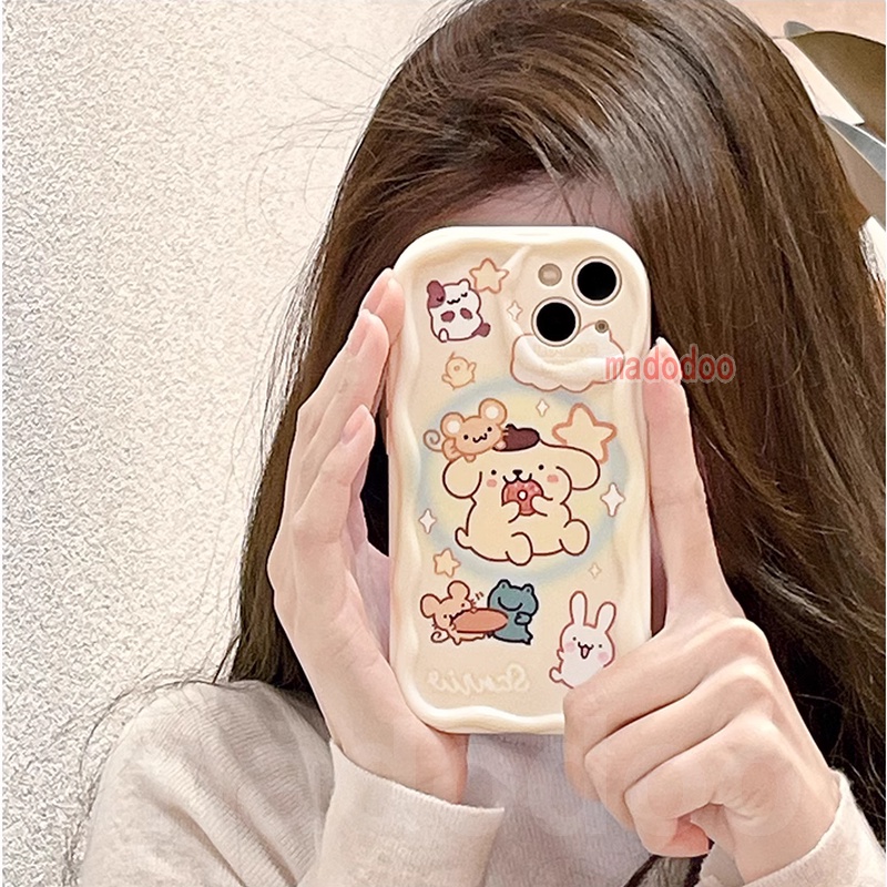 soft-casing-samsung-galaxy-s23-ultra-s22-plus-s21-s20-fe-5g-a11-a50-a30s-a50s-a10s-a20s-a20-a30-a31-a51-a71-4g-a21s-a02s-a03s-m11-cute-cream-edge-fine-hole-cartoon-cinnamon-pochacco-airbag-shockproof-