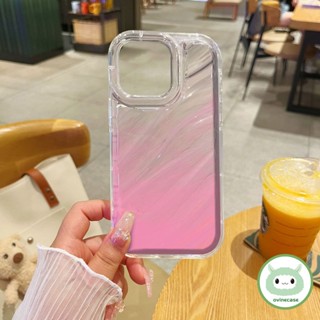 เคสโทรศัพท์มือถือแบบนิ่ม TPU ใส กันกระแทก ไล่โทนสี สไตล์มินิมอล สําหรับ Iphone X XS XR XsMax IP 8 Plus 11 Pro Max 12 13 14 Pro Max