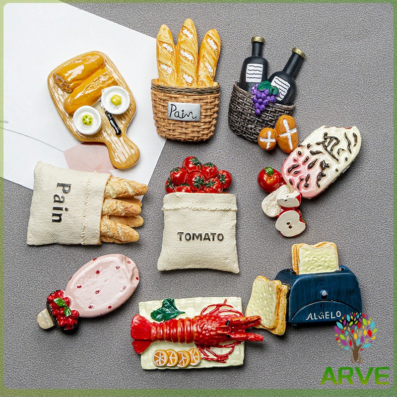 arve-แม่เหล็กติดตู้เย็น-แม่เหล็กรูปทรงอาหาร-3d-ตกแต่งตู้เย็น-fridge-magnet