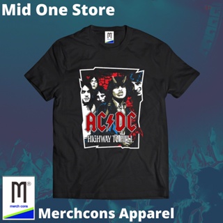ร้อน 3 oversize T-shirt Mod131/kaos BAND ACDC แท็ก MERCHCONS SIZE Outside/KAOS Music DISTRO S-5XL