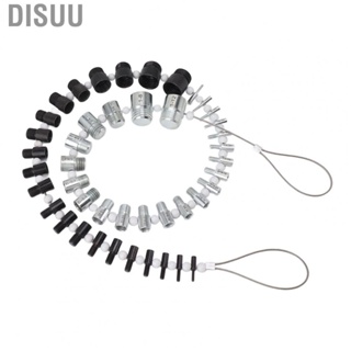 Disuu 44 Bundle Thread Checker  Zinc Alloy 21 Metric Sizes for Checking Fixed Bolt