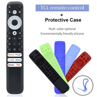 ใหม่ ของแท้ เคสรีโมตคอนโทรล RC902V FMR1 พร้อมรีโมตคอนโทรลเสียง สําหรับ TCL Smart TV 50P725G 55C728 C835 C635 65X925