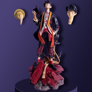[New product in stock] One piece GK National style road flying Chinese style Tang suit double-headed carving super large hand-made model statue ASJG