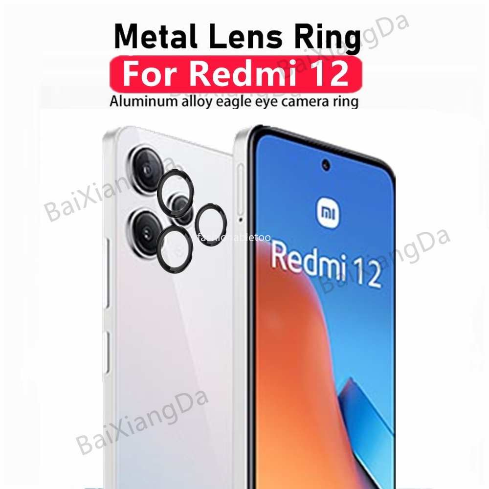 ฟิล์มกระจกนิรภัยกันรอยเลนส์กล้อง-พร้อมแหวนโลหะ-สําหรับ-redmi-12-redmi12-2023-23053rn02a