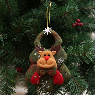 จี้ตุ๊กตาหมี ซานตาคลอส กวาง สโนว์แมน คริสต์มาส สําหรับแขวนตกแต่งต้นคริสต์มาส ปีใหม่ ปาร์ตี้ วันเกิด ของขวัญเด็ก 4 ชิ้น
